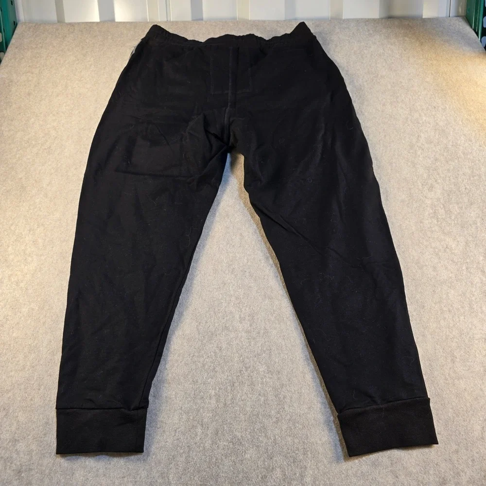 Harry Potter Universal Studios Hogwarts Crest Joggers Black Sweatpants Mens L‎